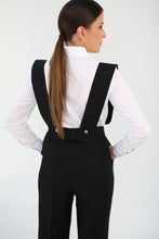 Load image into Gallery viewer, Linen White Shirt with Extravagant Spread Collar
