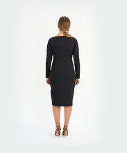 Load image into Gallery viewer, Black Dress Sweetheart Neckline Dress
