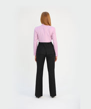 Load image into Gallery viewer, Pink and Black Single Breasted Two-Pieces Suit
